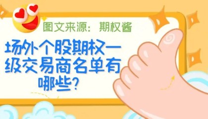 个股期权有哪些标的可以交易?