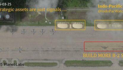 剑指伊朗？卫星图像证实：美多架B-2轰炸机已集结“永不沉没的航母”