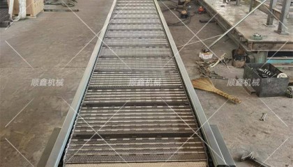 Z字型链板爬坡机噪音大吗？-顺鑫网链