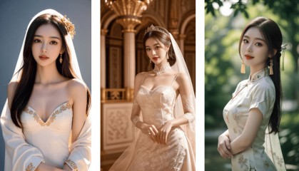 AI绘画美女比真人还逼真?!高级质感AI绘画真人美女壁纸神器!