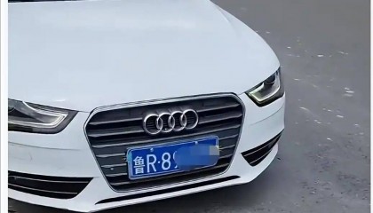 山东菏泽一白色奥迪前后车牌咋不一致？被发现后女司机将前车牌扔进驾驶室；当地交警：已采取措施，将公示处置结果