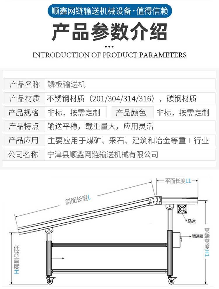 Z字型链板爬坡机耐高温吗？-顺鑫网链