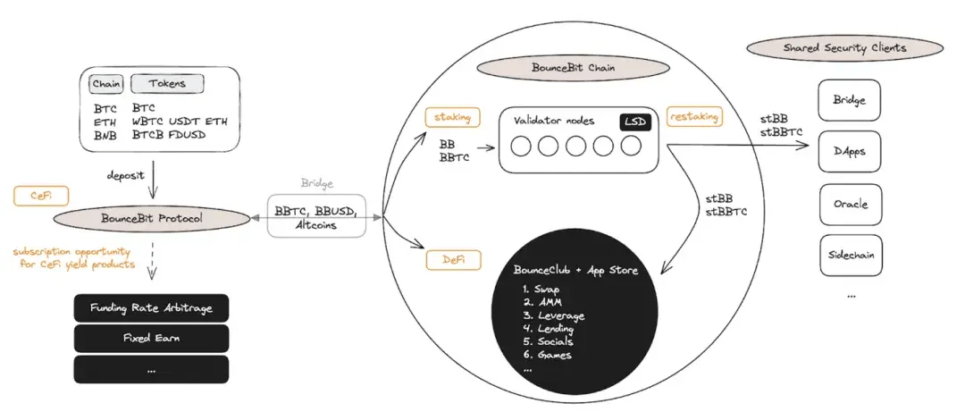 币安 Megadrop 首个项目 BounceBit，能否成为 BTC 生态的 Ethena？