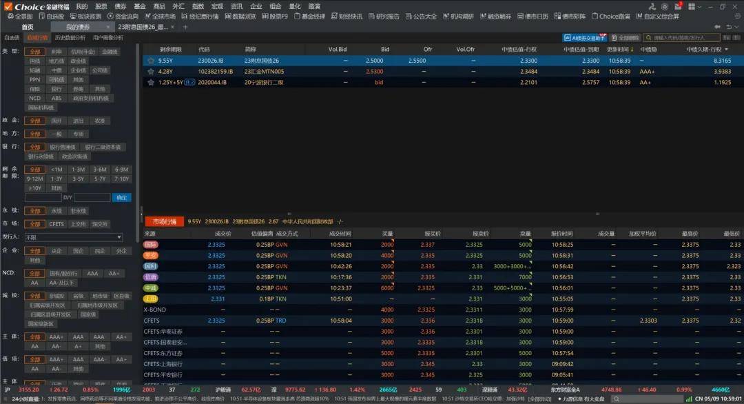 Choice AI债券交易助手 | 专注智能识别