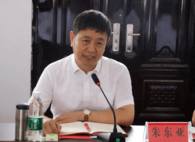 涉嫌严重违纪违法,朱东亚主动投案