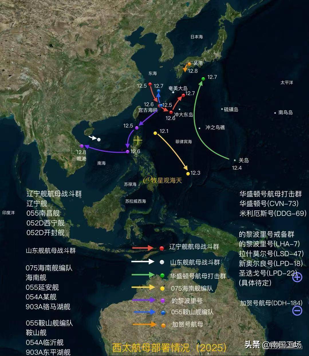 亮剑时刻到了!美日航母对中国海军叫阵,辽宁舰百架次军机正待战