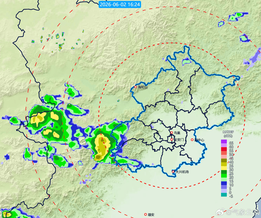 大风雷电双预警中！11级大风已到张家口，预计强对流天气19时前后影响北京中心城区
